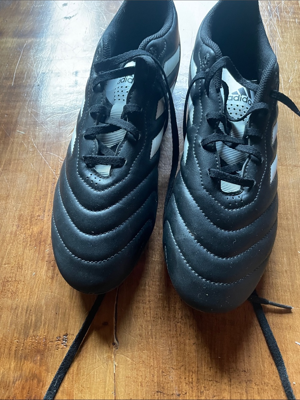 adidas men’s  Black and White Soccer Cleats